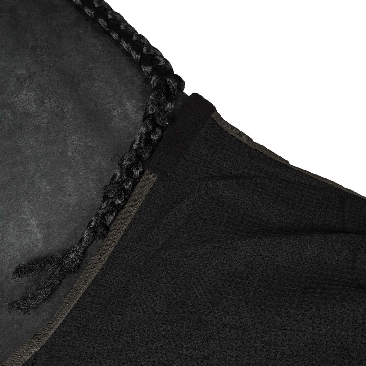 HKM Manta de Establo Oakland Waffeloptik Negro