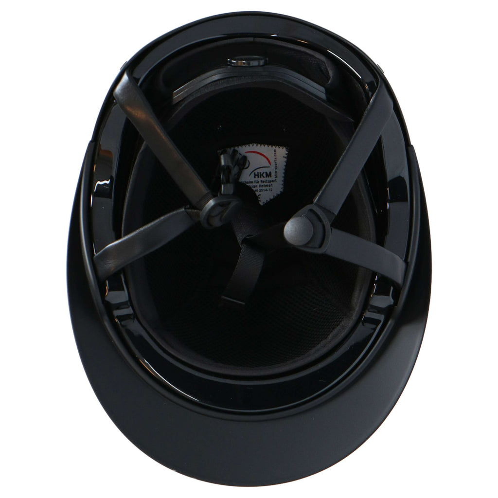 HKM Casco Glamour Shield Negro/Negro