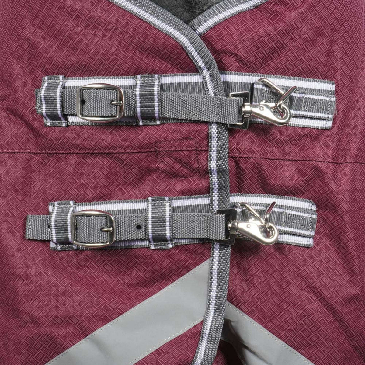 Weatherbeeta Manta de Invierno Comfitec Plus Dynamic II Detach-A-Neck Medium Granate/Gris/Blanco