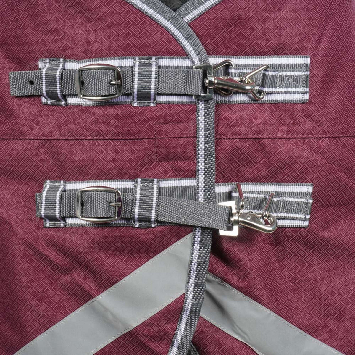 WeatherBeeta Manta de Invierno ComFiTec Plus Dynamic II Cuello Estándar Medio Granate/Gris/Blanco