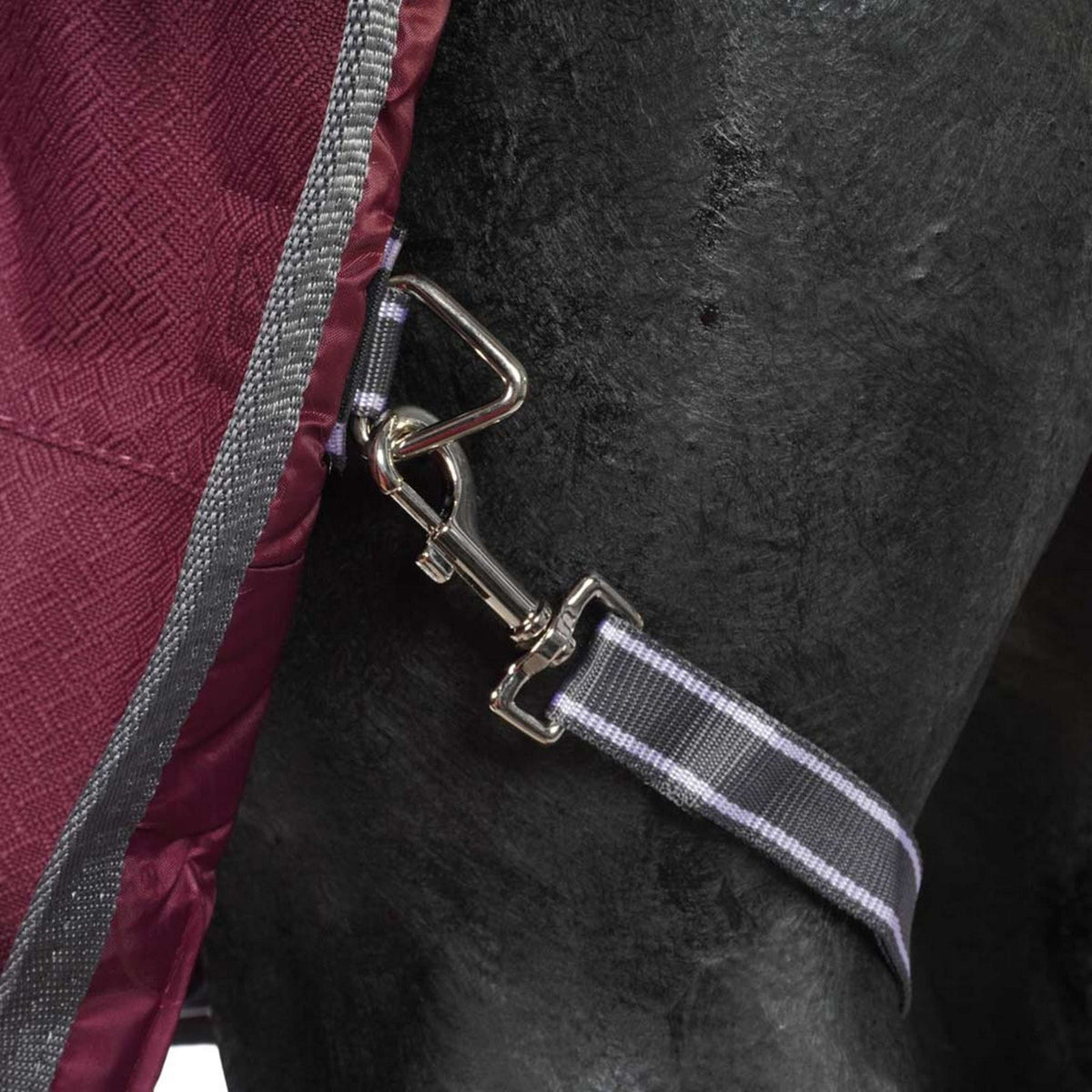 WeatherBeeta Manta de Invierno ComFiTec Plus Dynamic II Cuello Estándar Medio Granate/Gris/Blanco