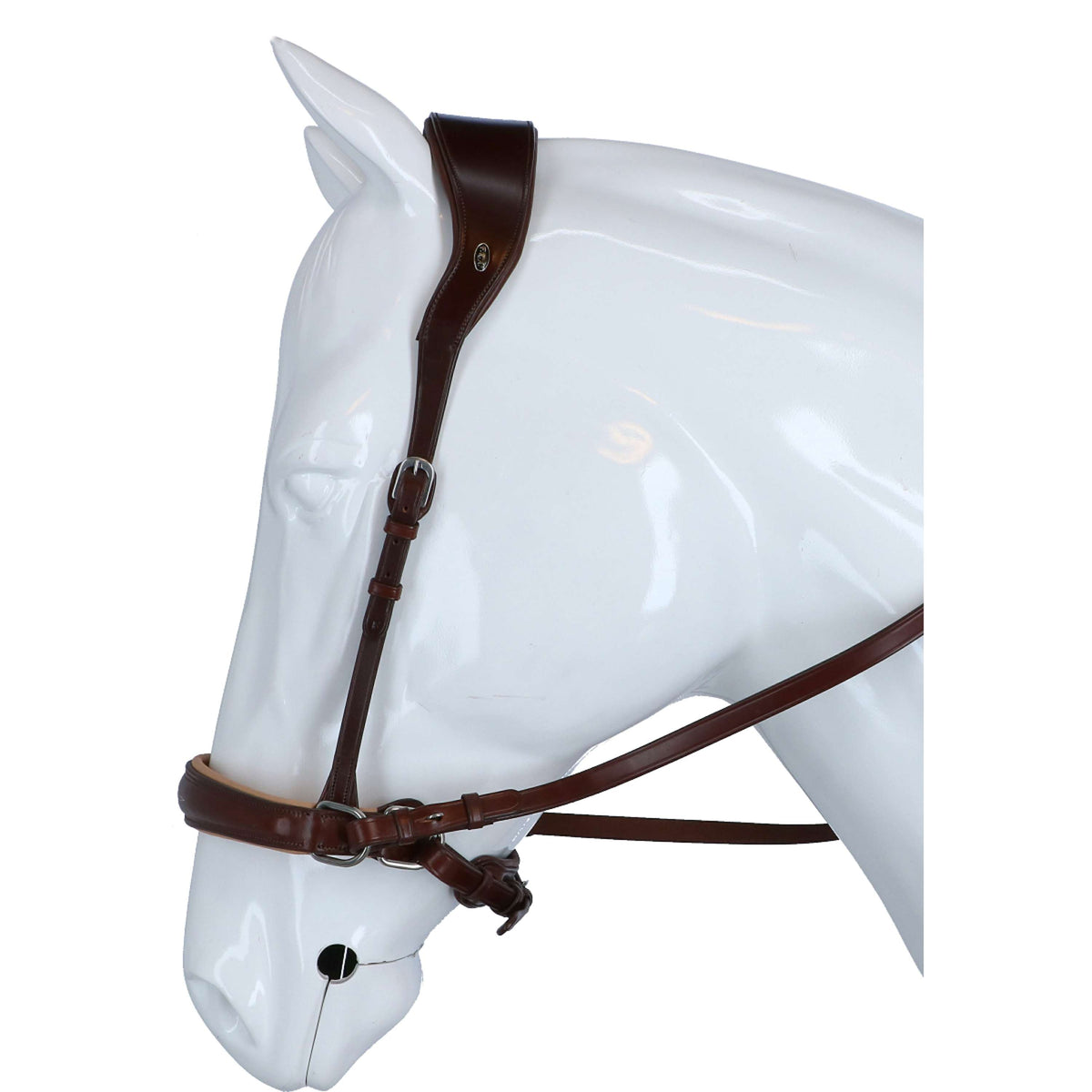 F.R.A. Brida sin Bocado Alizée Mistral Side Pull Rein in Goma Beige