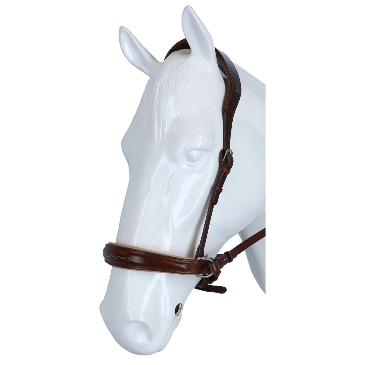 F.R.A. Brida sin Bocado Alizée Mistral Side Pull Rein in Goma Beige