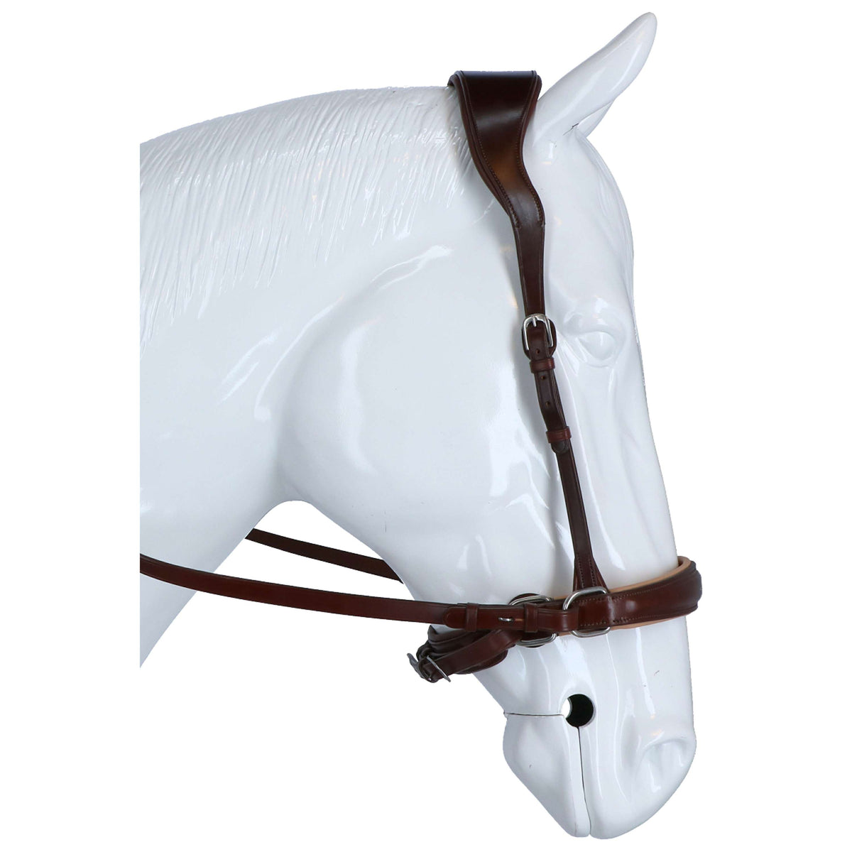 F.R.A. Brida sin Bocado Alizée Mistral Side Pull Rein in Goma Beige