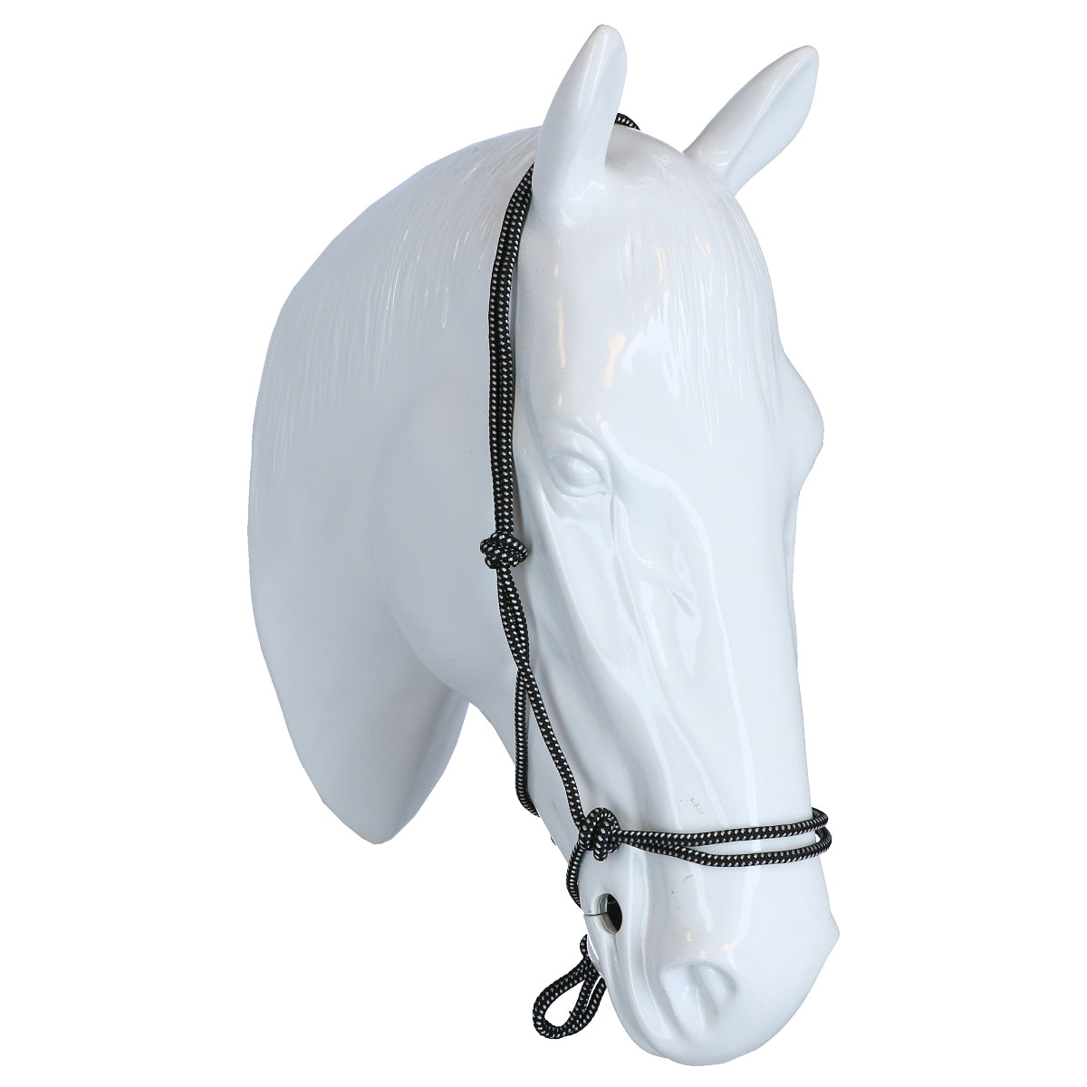 F.R.A. Cabezada de entrenamiento Babia Ruchi Collection Nylon Negro/Blanco