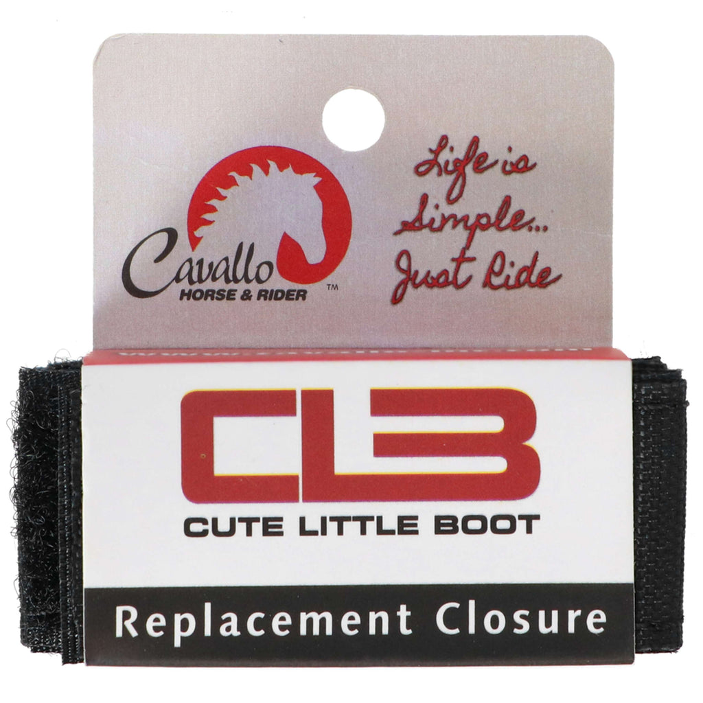 F.R.A. Cavallo Horse & Rider Velcro CLB para Botas de Cascos Negro