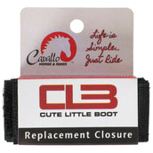 F.R.A. Cavallo Horse & Rider Velcro CLB para Botas de Cascos Negro