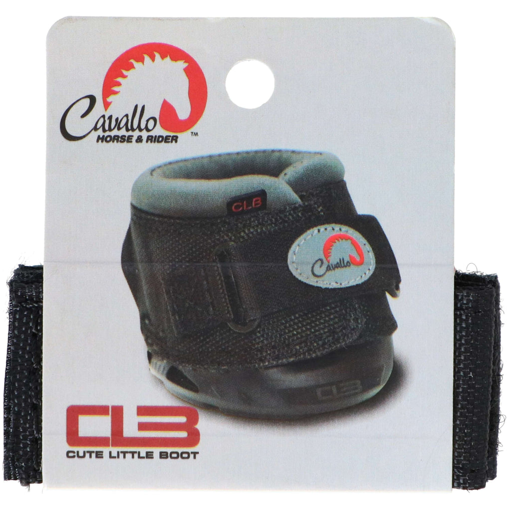 F.R.A. Cavallo Horse & Rider Velcro CLB para Botas de Cascos Negro