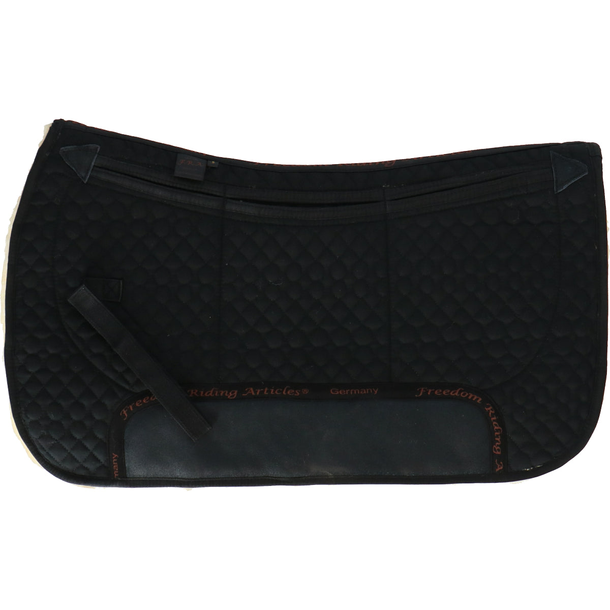 F.R.A. Westernpad De Luxe Extra Piel Completa 3 Bolsillos con Inserciones Negro/Natural