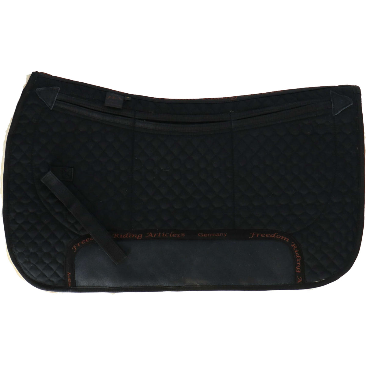 F.R.A. Westernpad De Luxe Extra Piel Completa 3 Bolsillos con Inserciones Negro/Natural