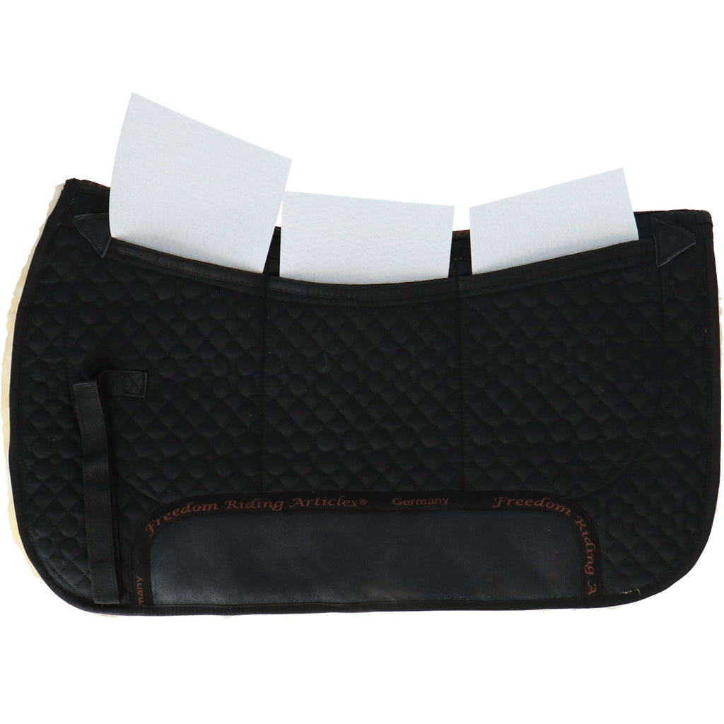 F.R.A. Mantilla Western De Luxe Extra Piel Completa 3 Bolsillos con Inserciones Negro/Natural