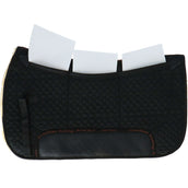 F.R.A. Westernpad De Luxe Extra Piel Completa 3 Bolsillos con Inserciones Negro/Natural