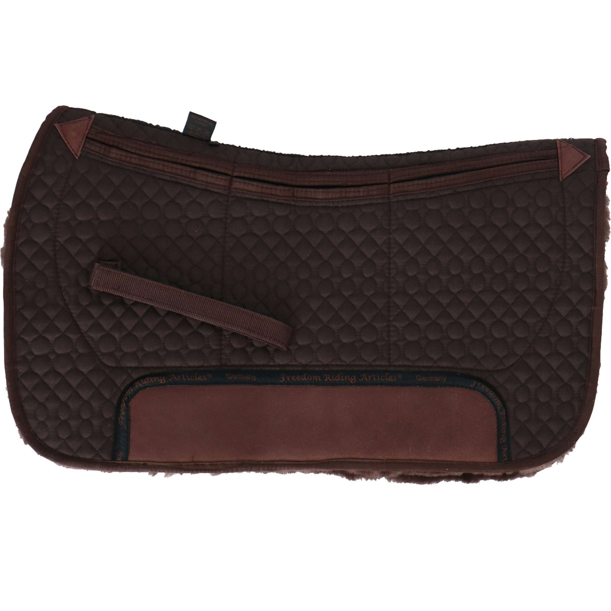 F.R.A. Westernpad De Luxe Extra Piel Completa 3 Bolsillos con Inserciones Marron