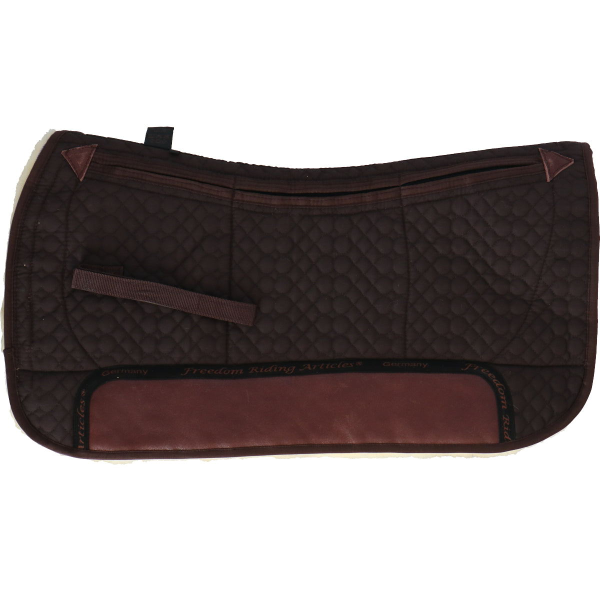 F.R.A. Westernpad De Luxe Extra Piel Completa 3 Bolsillos con Inserciones Marron/Natural