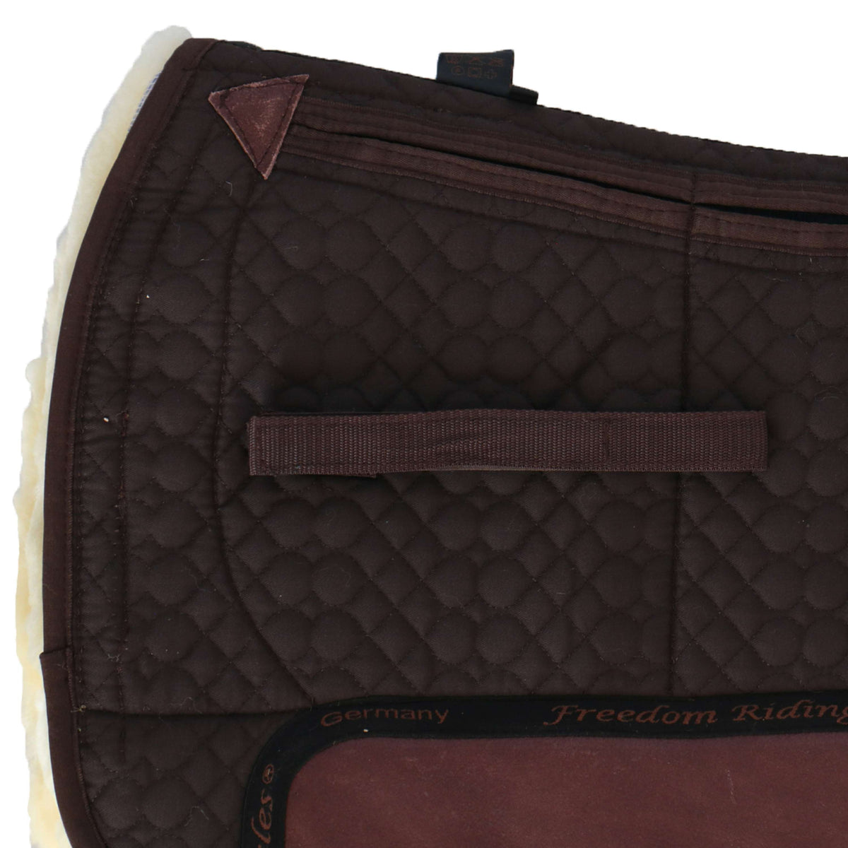 F.R.A. Westernpad De Luxe Extra Piel Completa 3 Bolsillos con Inserciones Marron/Natural