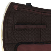 F.R.A. Westernpad De Luxe Extra Piel Completa 3 Bolsillos con Inserciones Marron/Natural