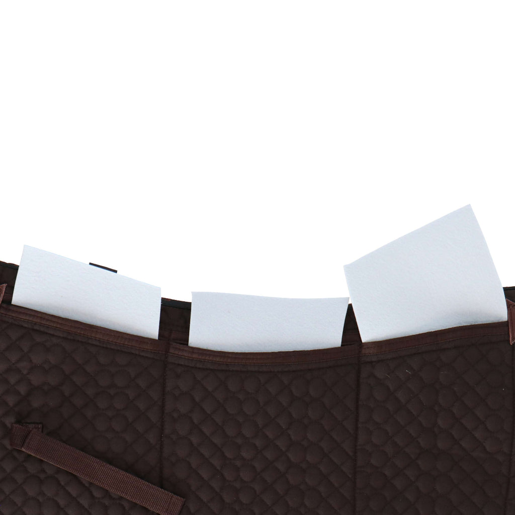 F.R.A. Mantilla Western De Luxe Extra Piel Completa 3 Bolsillos con Inserciones Marron/Natural