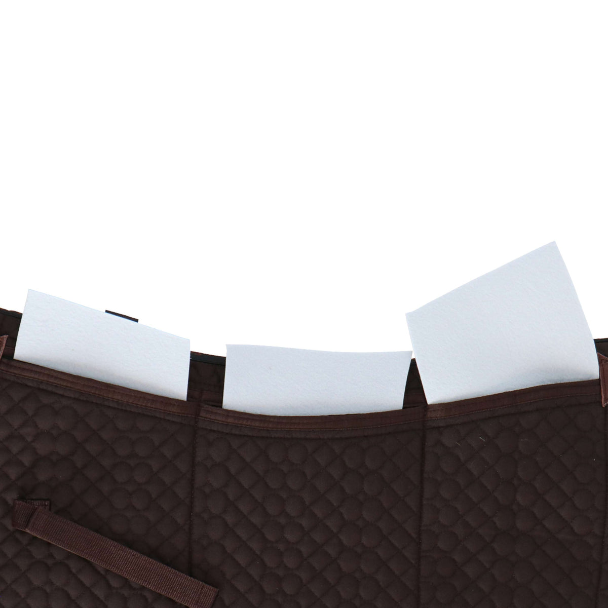 F.R.A. Westernpad De Luxe Extra Piel Completa 3 Bolsillos con Inserciones Marron/Natural