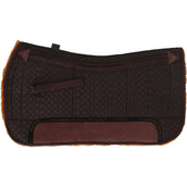 F.R.A. Westernpad De Luxe Extra Piel Completa 3 Bolsillos con Inserciones Marron/Cappuccino