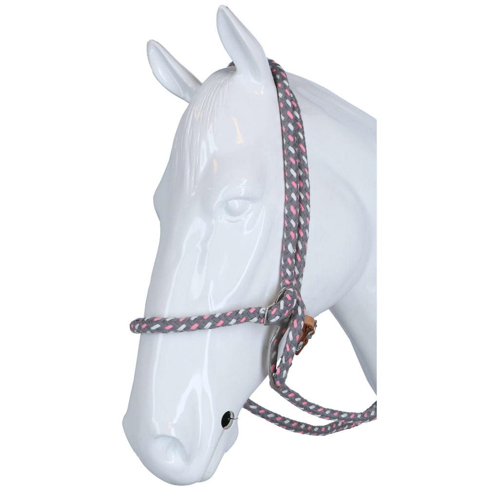 F.R.A. Hackamore Hackamore Japis Algodón Rosa gris blanco