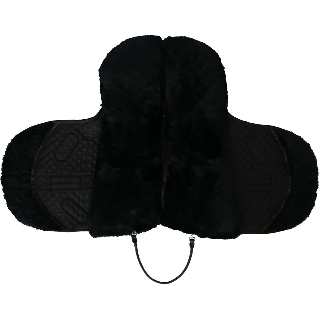 F.R.A. Almohadilla a Pelo Macon Extra Merino con rodilleras y plantillas Negro Gris