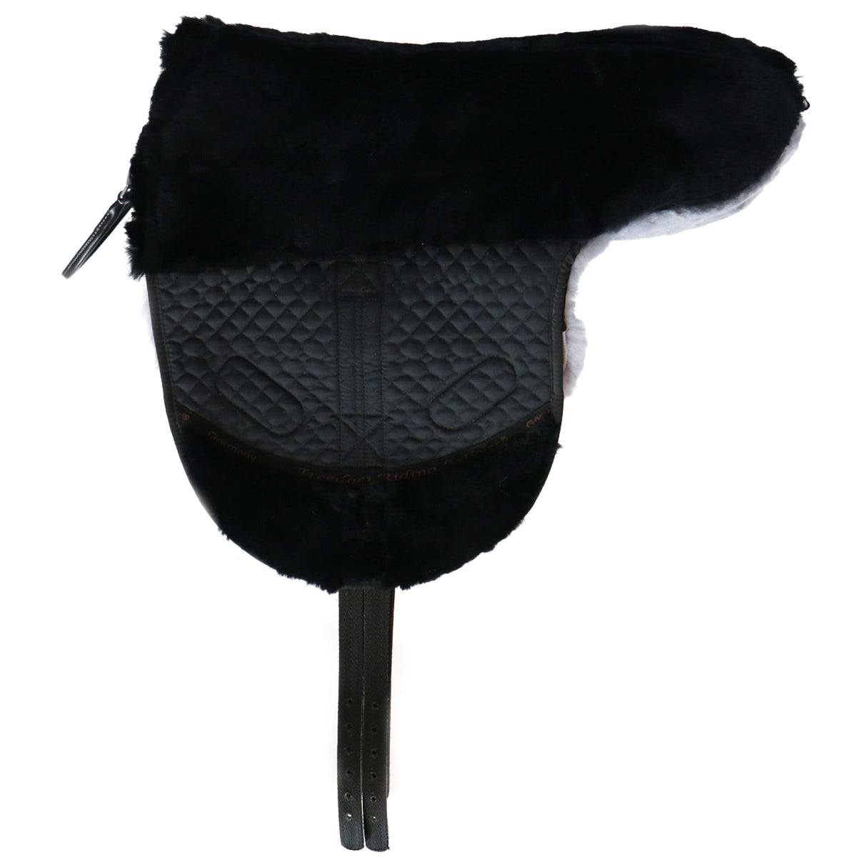 F.R.A. Almohadilla a Pelo Macon Merino con incrustaciones Negro Gris