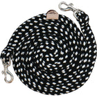 F.R.A. Riendas Madora Algodón Trenzado Negro/Blanco