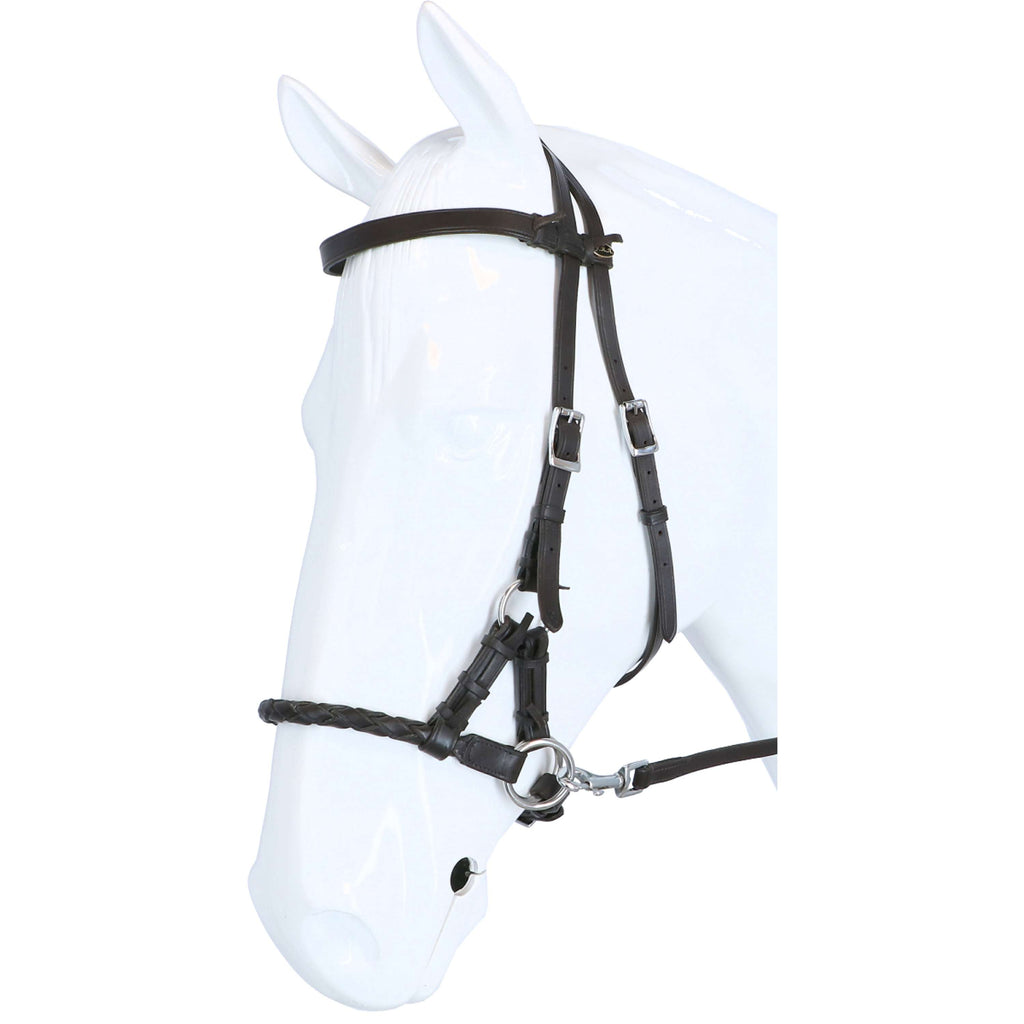 F.R.A. Brida sin Bocado Pariba Side Pull Rein Marron