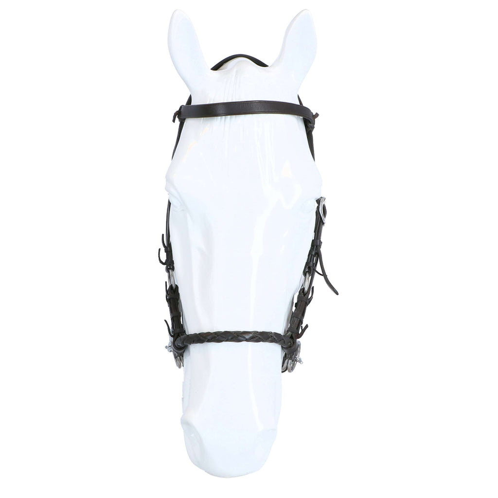 F.R.A. Brida sin Bocado Pariba Side Pull Rein Marron