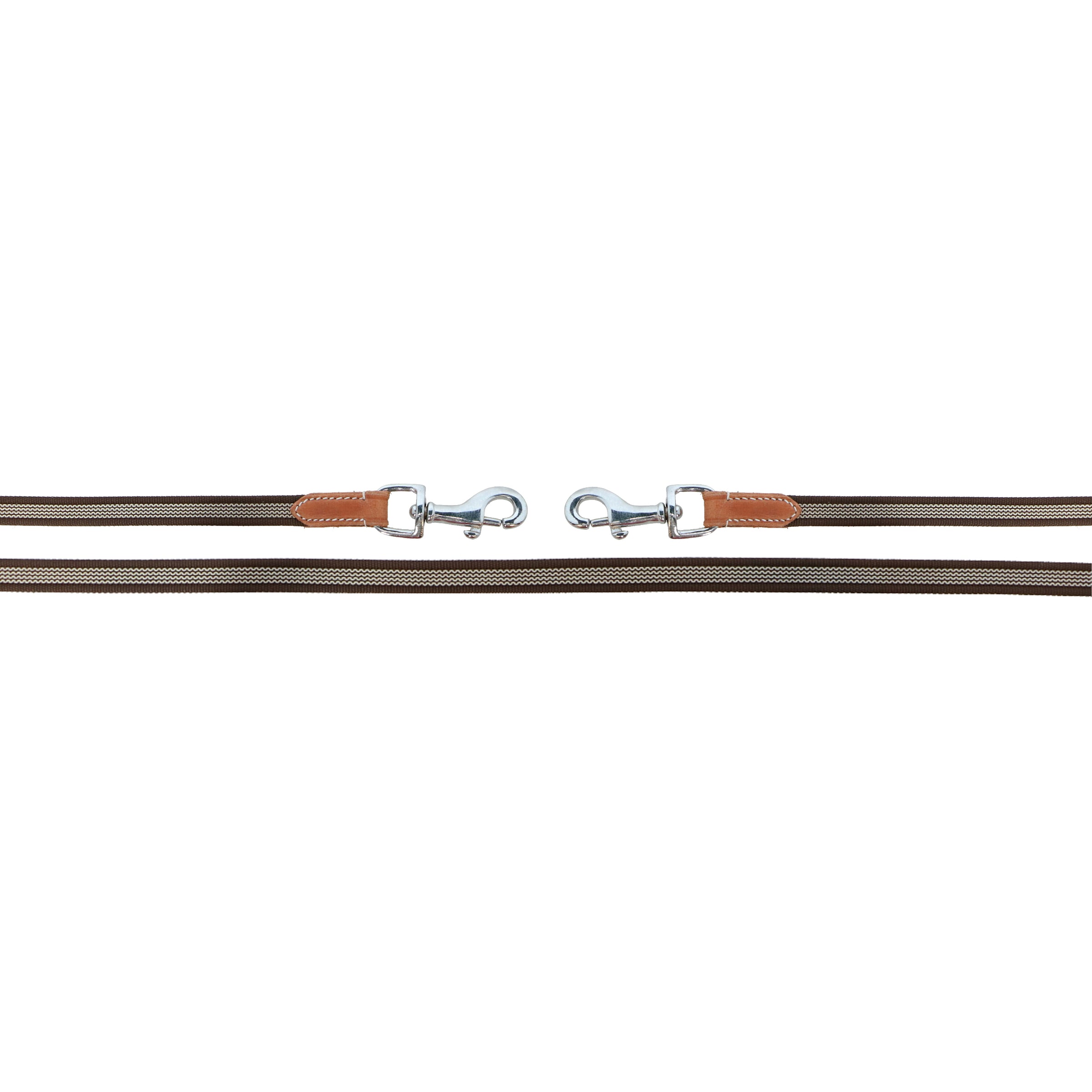 F.R.A. Riendas Parsha Antideslizante Marron Beige