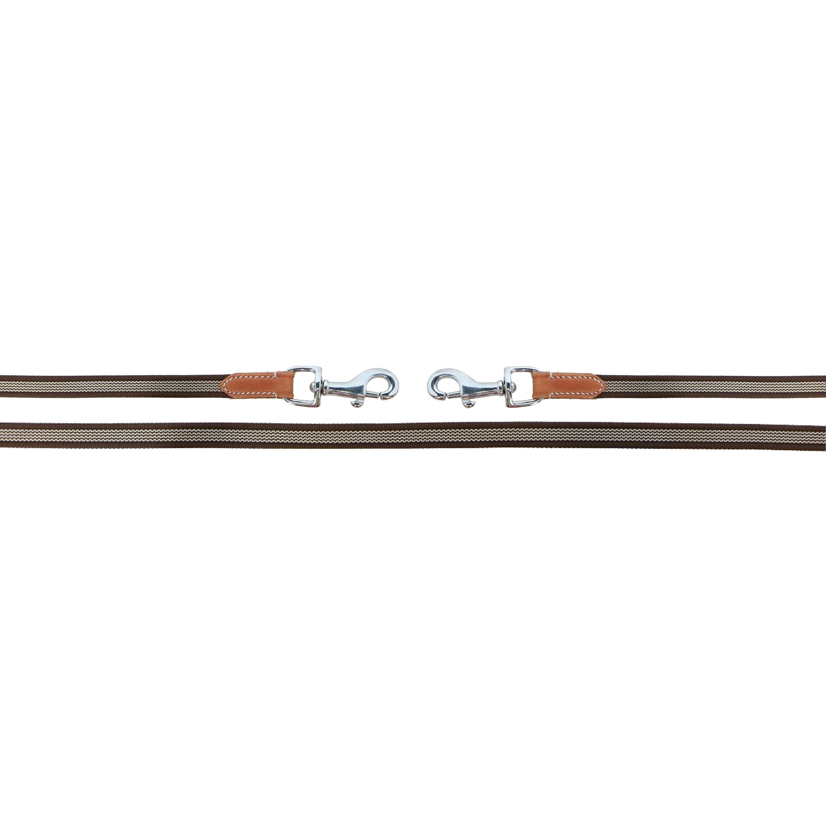 F.R.A. Riendas Parsha Antideslizante Marron Beige F.R.A. Riendas Parsha Antideslizante Marron Beige