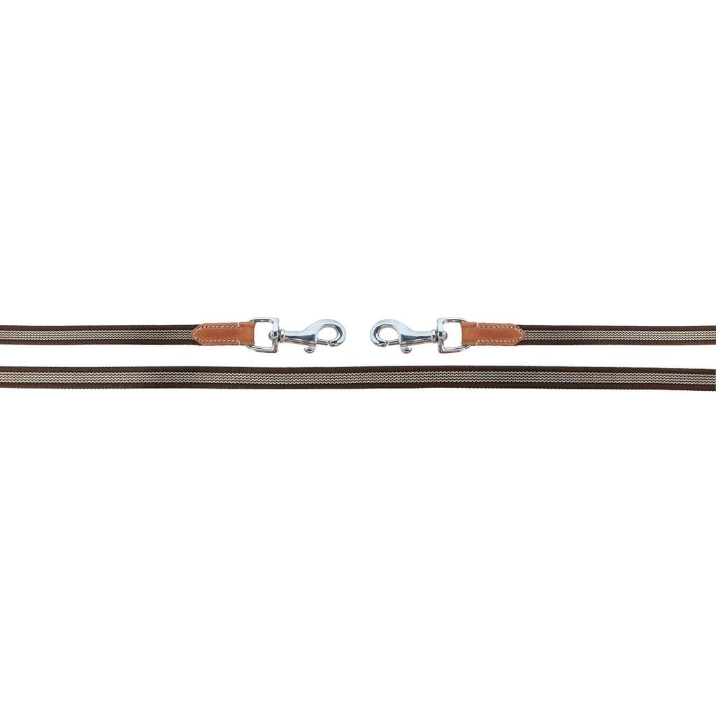 F.R.A. Riendas Parsha Antideslizante Marron Beige