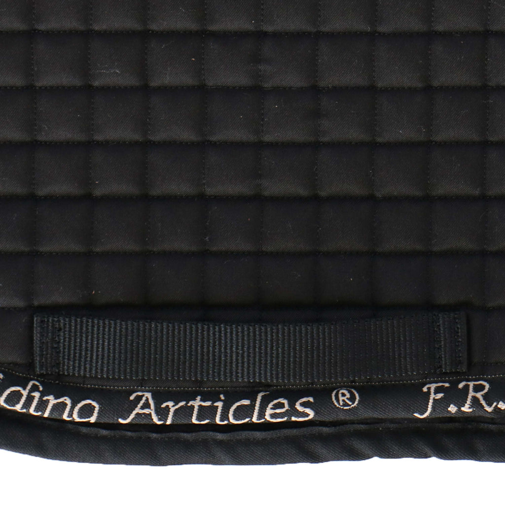 F.R.A. Manta de silla Unica con Bolsas para Silla de Montar Sin Árbol Negro