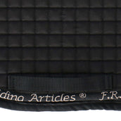 F.R.A. Manta de silla Unica con Bolsas para Silla de Montar Sin Árbol Negro