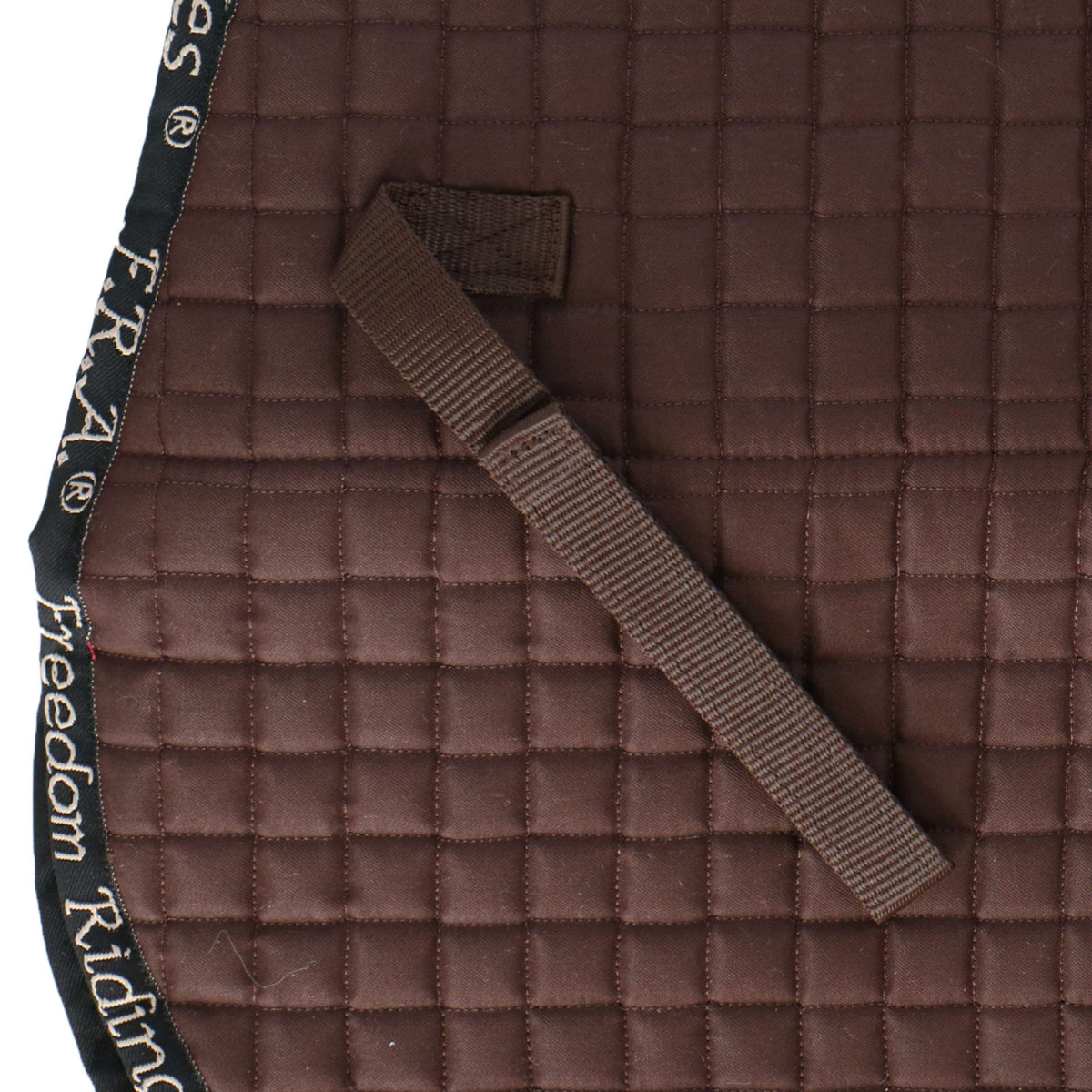 F.R.A. Manta de silla Unica con Bolsas para Silla de Montar Sin Árbol Marron