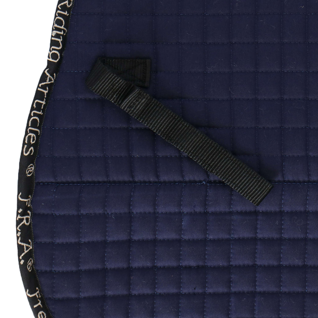 F.R.A. Manta de silla Unica con Bolsas para Silla de Montar Sin Árbol Azul