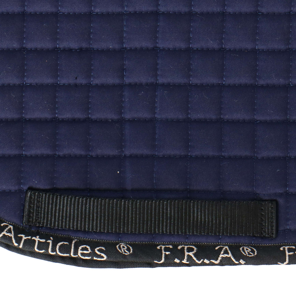 F.R.A. Manta de silla Unica con Bolsas para Silla de Montar Sin Árbol Azul