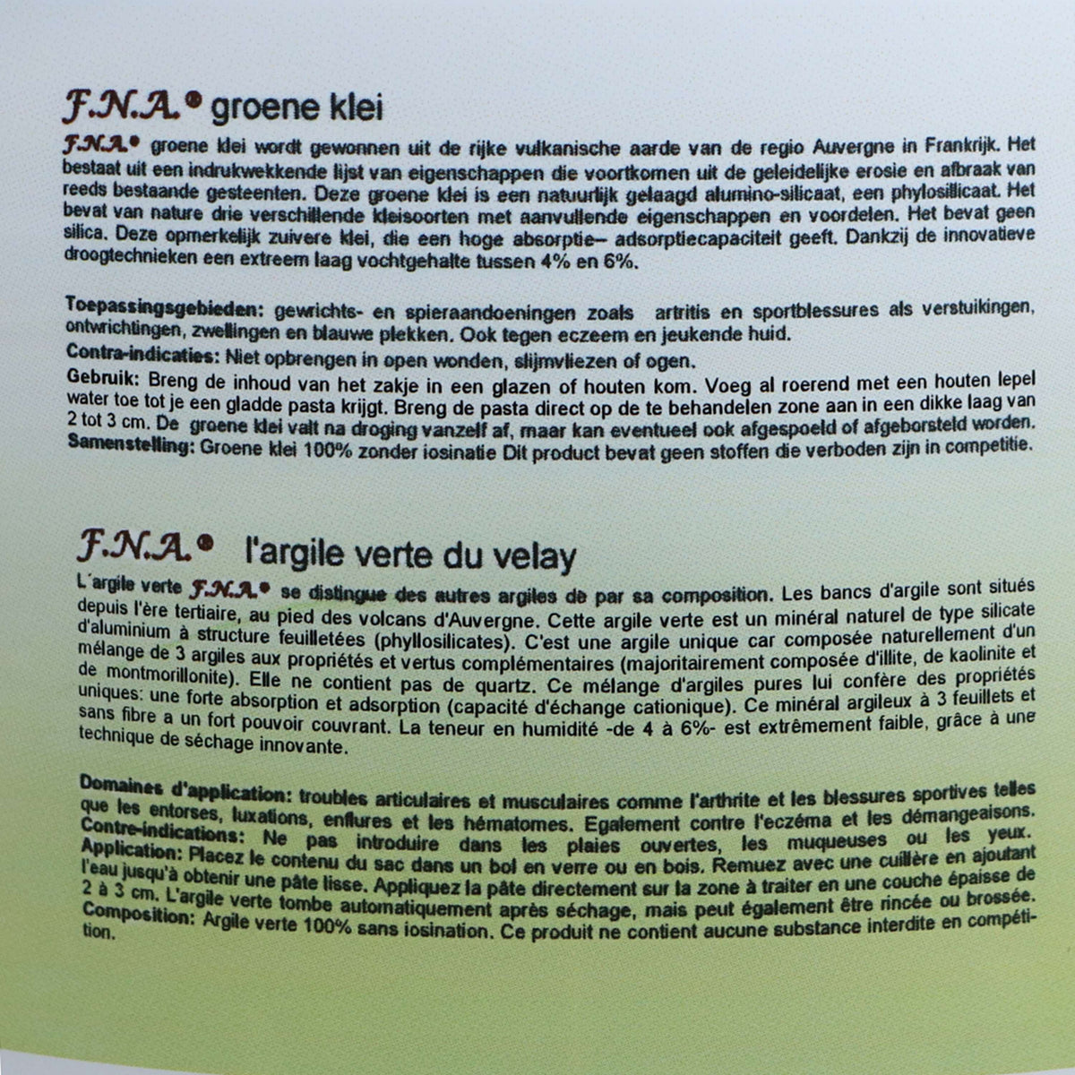 F.N.A. Arcilla Verde Cubo