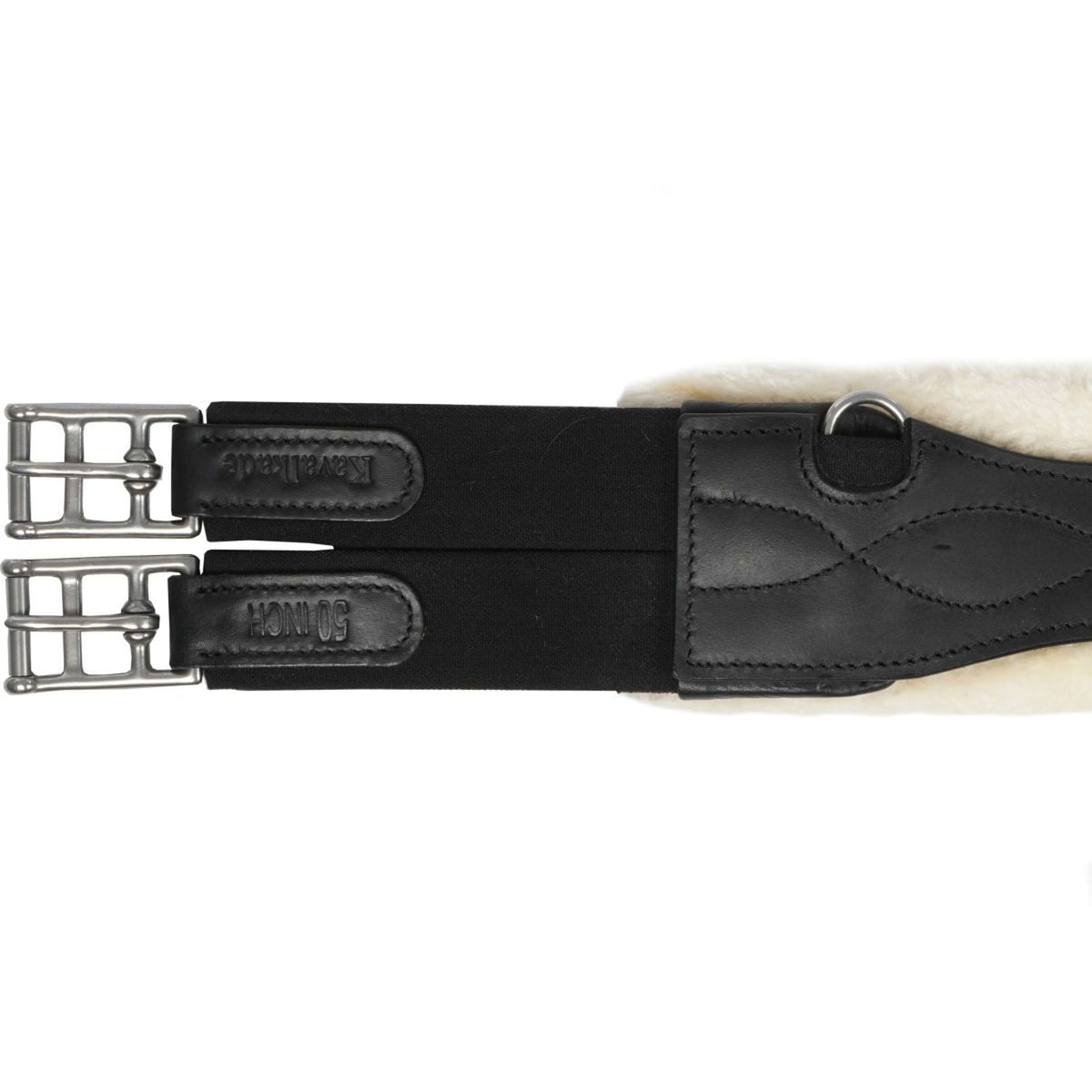 Kavalkade Cincha Foster Comfort Piel Sintética Larga Negro
