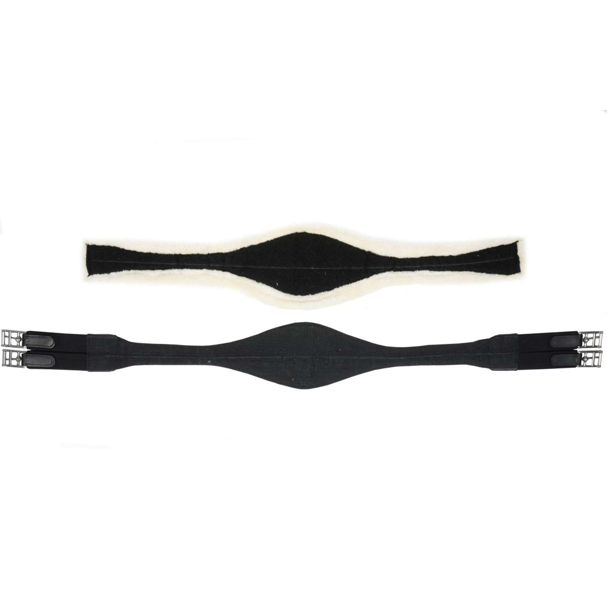 Kavalkade Cincha Foster Comfort Piel Sintética Larga Negro