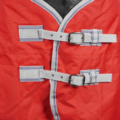 Weatherbeeta Manta de Invierno Comfitec Classic Standard Neck Medium/Lite 600D 100g Rojo/Plata/Azul