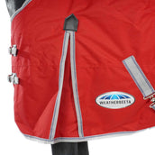 Weatherbeeta Manta de Invierno Comfitec Classic Standard Neck Medium/Lite 600D 100g Rojo/Plata/Azul