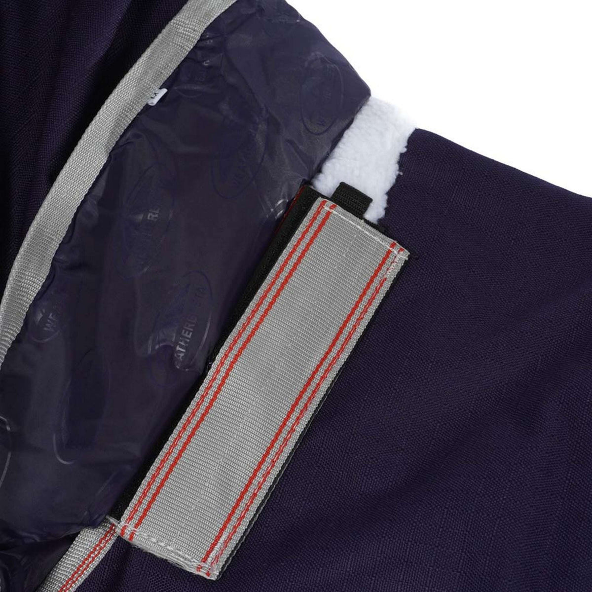Weatherbeeta Manta Impermeable Comfitec Essential Detach-A-Neck Lite Plus 1200D 50g Navy/Silver/Red