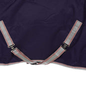 Weatherbeeta Manta Impermeable Comfitec Essential Detach-A-Neck Lite Plus 1200D 50g Navy/Silver/Red