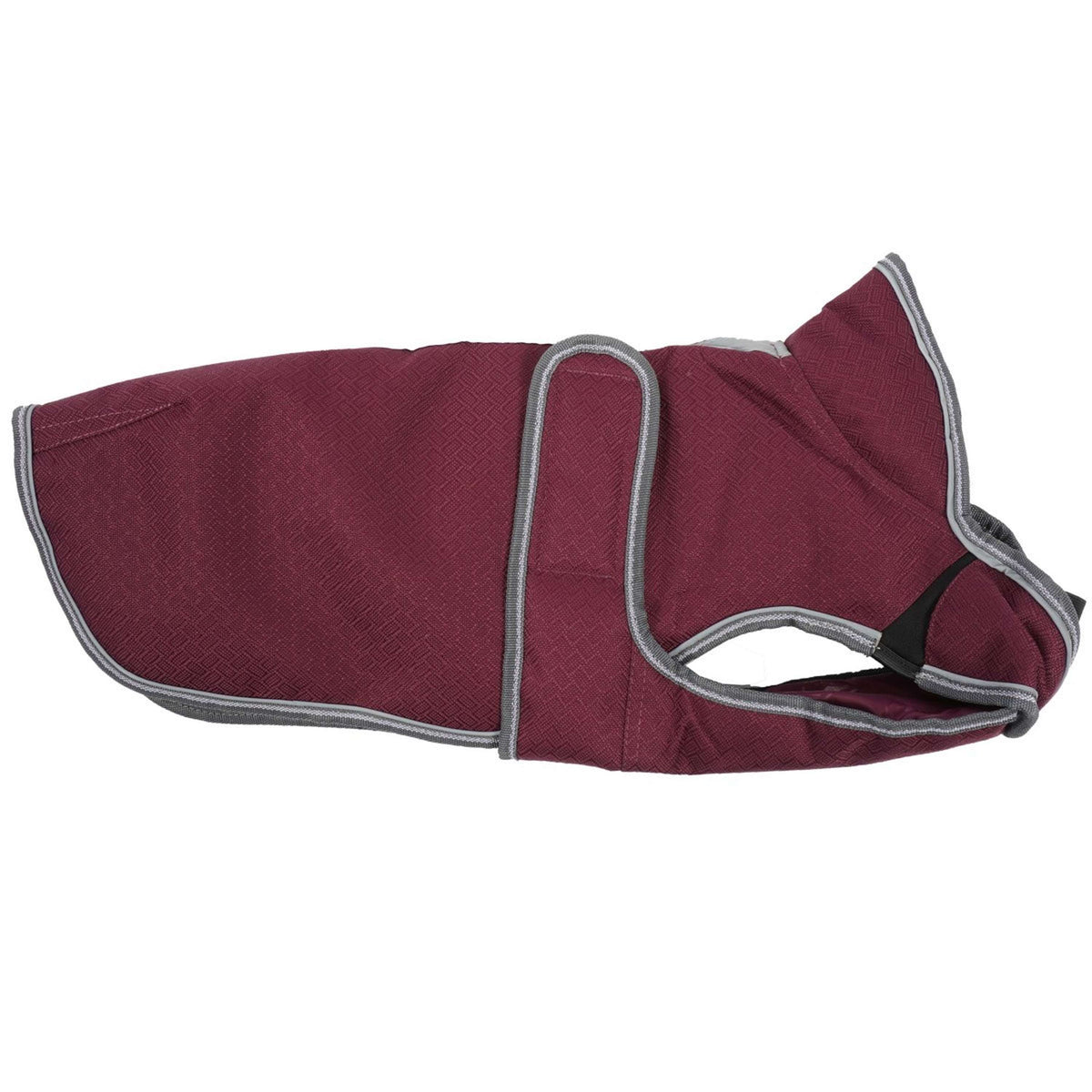 Weatherbeeta Abrigo para Perro Comfitec Premier Free Parka Deluxe Medium 1200D 220g Granate/Gris/Blanco
