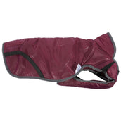 Weatherbeeta Abrigo para Perro Comfitec Premier Free Parka Deluxe Medium 1200D 220g Granate/Gris/Blanco