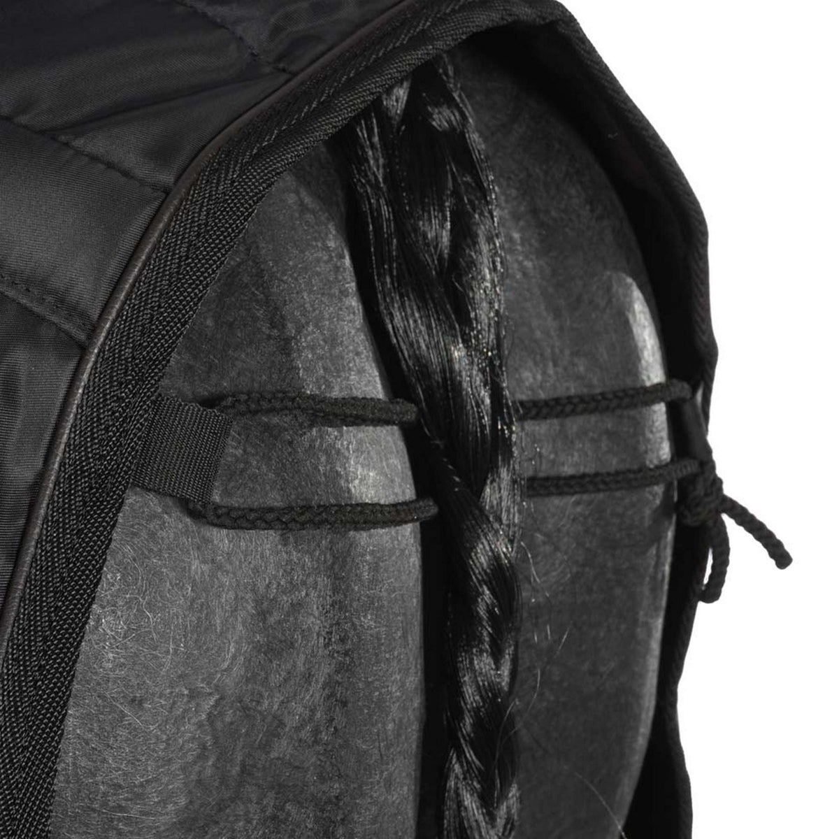 EQUITHÈME Manta de Establo Teddy Negro/Marrón