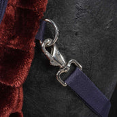 EQUITHÈME Manta de Establo Teddy Forrado con Piel de Oveja Sintética Navy