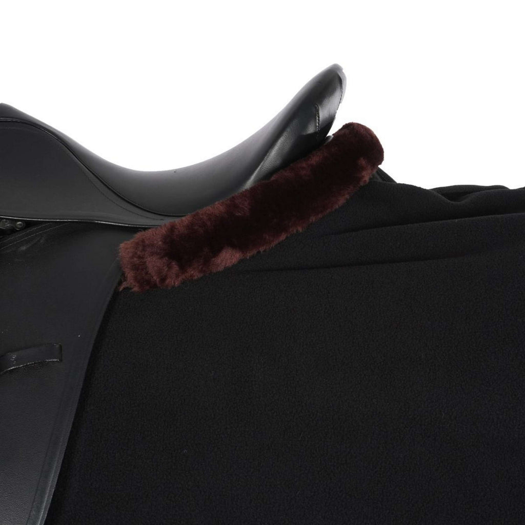 EQUITHÈME Manta de ejercicio Teddy Fleece Negro
