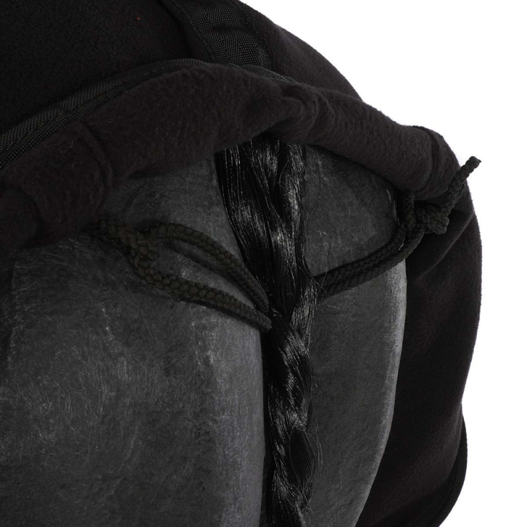 EQUITHÈME Manta de ejercicio Teddy Fleece Negro